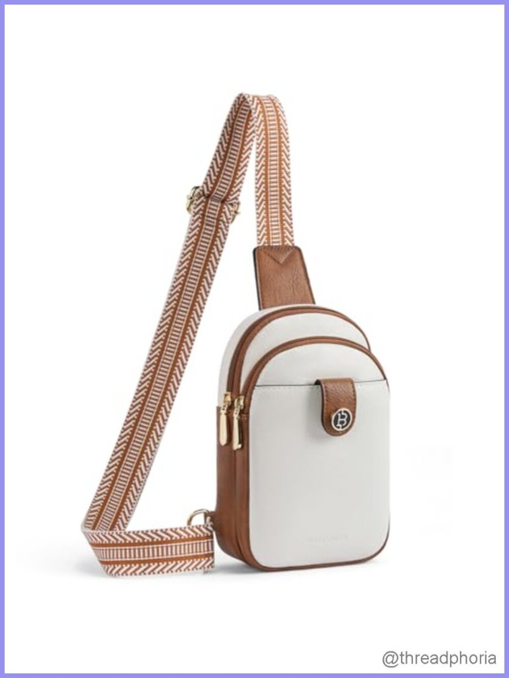 Faux Leather Sling Bag Crossbody Purse for Women Adjustable Strap Trendy